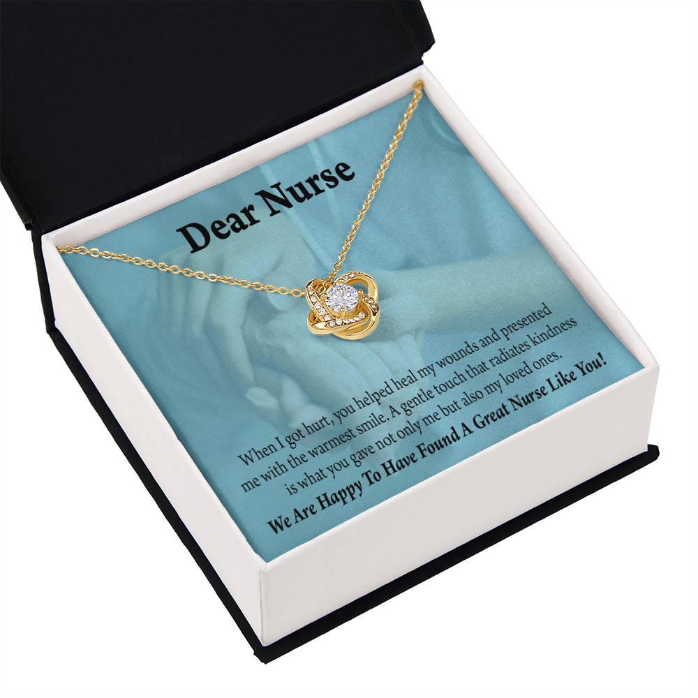 Great Nurse Like You Healthcare Medical Worker Nurse Appreciation Gift Infinity Knot Necklace Message Card-Express Your Love Gifts