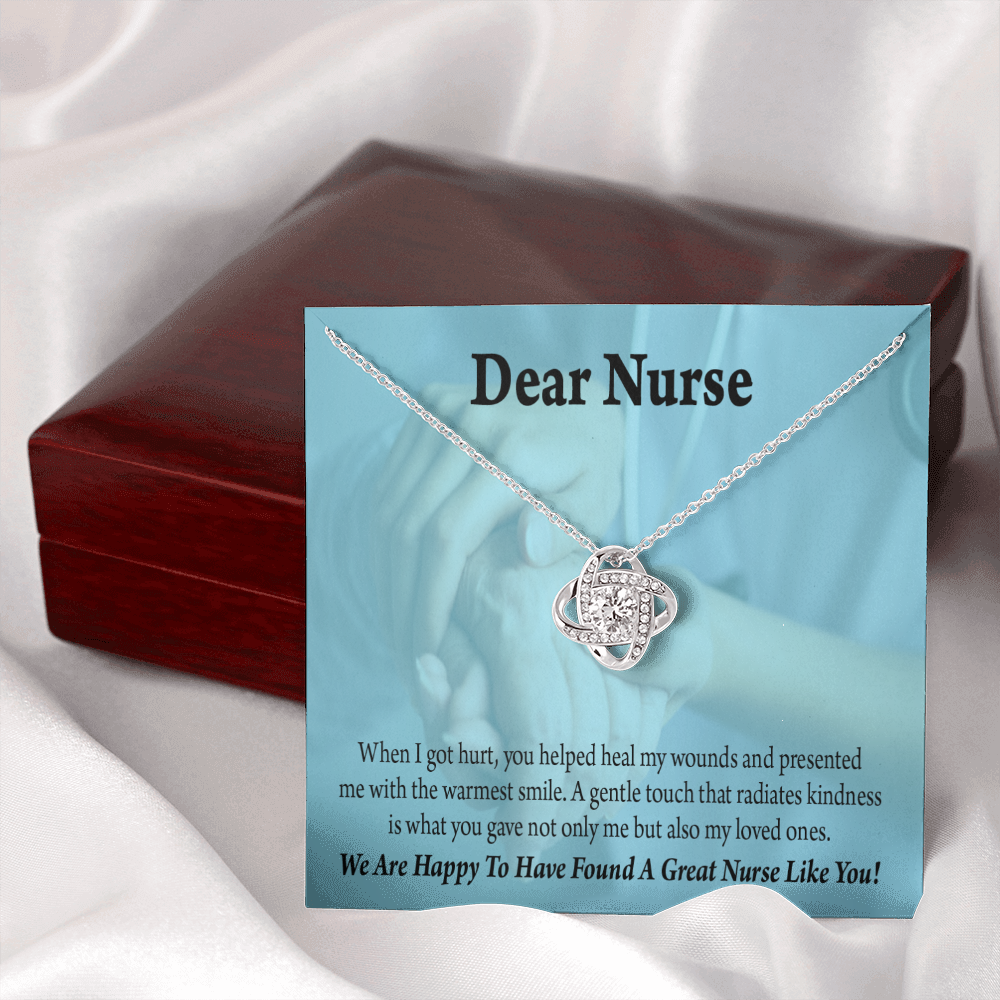 Great Nurse Like You Healthcare Medical Worker Nurse Appreciation Gift Infinity Knot Necklace Message Card-Express Your Love Gifts