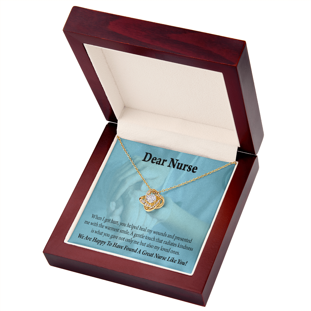 Great Nurse Like You Healthcare Medical Worker Nurse Appreciation Gift Infinity Knot Necklace Message Card-Express Your Love Gifts