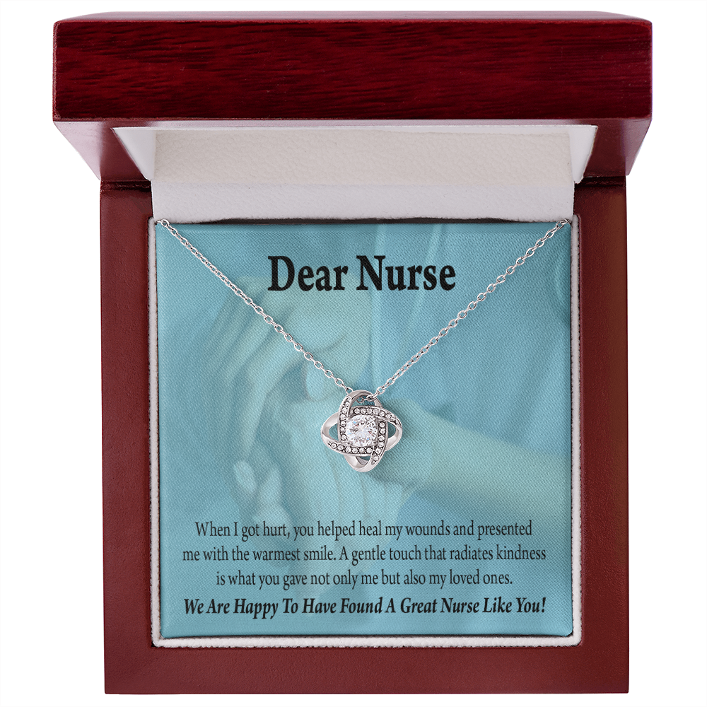 Great Nurse Like You Healthcare Medical Worker Nurse Appreciation Gift Infinity Knot Necklace Message Card-Express Your Love Gifts
