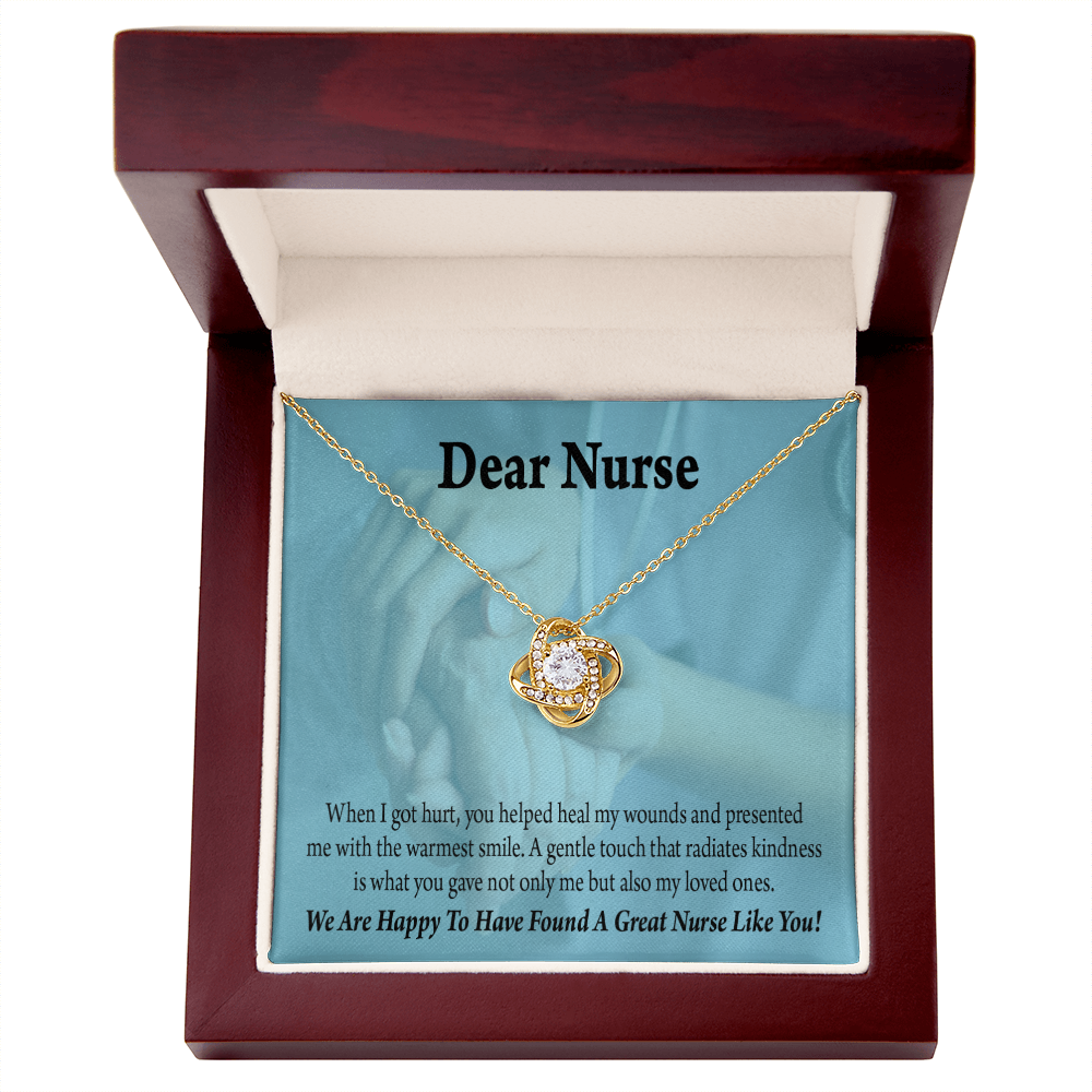 Great Nurse Like You Healthcare Medical Worker Nurse Appreciation Gift Infinity Knot Necklace Message Card-Express Your Love Gifts