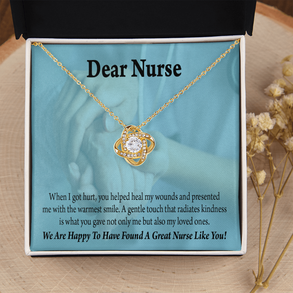 Great Nurse Like You Healthcare Medical Worker Nurse Appreciation Gift Infinity Knot Necklace Message Card-Express Your Love Gifts