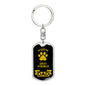 Great Pyrenees Keychain Stainless Steel or 18k Gold-Express Your Love Gifts