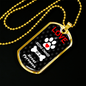 Great Pyrenees Love Is Stainless Steel or 18k Gold Dog Tag 24" Chain-Express Your Love Gifts