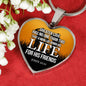 Greater Love Bible Verse John 15:13 Necklace Stainless Steel or 18k Gold Heart Pendant 18-22"-Express Your Love Gifts