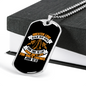 Greater Love John 15:13 Necklace Stainless Steel or 18k Gold Dog Tag 24" Chain-Express Your Love Gifts
