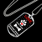 Greater Swiss Mountain Dog Love Is Stainless Steel or 18k Gold Dog Tag 24" Chain-Express Your Love Gifts