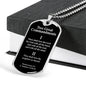 Greatest Commandment Matthew 22 Necklace Stainless Steel or 18k Gold Dog Tag 24"-Express Your Love Gifts
