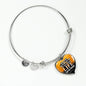Greatest Love Bible Verse John 15:13 Heart Bangle Stainless Steel or 18k Gold 18-22"-Express Your Love Gifts