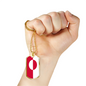 Greenland Flag Necklace Stainless Steel or 18k Gold Dog Tag 24" Chain-Express Your Love Gifts
