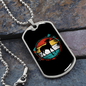 Greyhound Necklace Stainless Steel or 18k Gold Dog Tag 24" Chain-Express Your Love Gifts