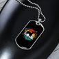 Greyhound Necklace Stainless Steel or 18k Gold Dog Tag 24" Chain-Express Your Love Gifts