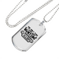 Grisly Experience Hunting Necklace Stainless Steel or 18k Gold Dog Tag 24" Chain-Express Your Love Gifts