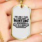 Grisly Experience Hunting Necklace Stainless Steel or 18k Gold Dog Tag 24" Chain-Express Your Love Gifts