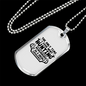Grisly Experience Hunting Necklace Stainless Steel or 18k Gold Dog Tag 24" Chain-Express Your Love Gifts