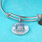 Guardian Angel Psalm 91:10-11 Circle Pendant Bangle Stainless Steel or 18k Gold 18-22"-Express Your Love Gifts