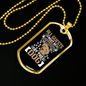 Guests Approved Necklace Stainless Steel or 18k Gold Dog Tag 24" Chain-Express Your Love Gifts