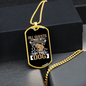 Guests Approved Necklace Stainless Steel or 18k Gold Dog Tag 24" Chain-Express Your Love Gifts