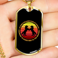 Guide Men To The Heavens Horse Necklace Stainless Steel or 18k Gold Dog Tag 24" Chain-Express Your Love Gifts