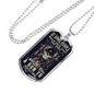 Gun Lover Protect Necklace Stainless Steel or 18k Gold Dog Tag 24" Chain-Express Your Love Gifts