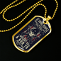 Gun Lover Protect Necklace Stainless Steel or 18k Gold Dog Tag 24" Chain-Express Your Love Gifts