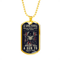 Gun Lover Protect Necklace Stainless Steel or 18k Gold Dog Tag 24" Chain-Express Your Love Gifts