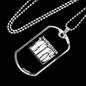 Handwerker Woodworker Dog Tag Stainless Steel or 18k Gold W 24"-Express Your Love Gifts