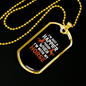 Happier With Horse Horse Necklace Stainless Steel or 18k Gold Dog Tag 24" Chain-Express Your Love Gifts