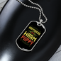 Happiness is a warm puppy-31 Necklace Stainless Steel or 18k Gold Dog Tag 24" Chain-Express Your Love Gifts