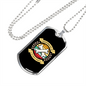 Happiness is a Warm Puppy Bones Necklace Stainless Steel or 18k Gold Dog Tag 24" Chain-Express Your Love Gifts
