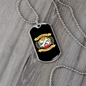 Happiness is a Warm Puppy Bones Necklace Stainless Steel or 18k Gold Dog Tag 24" Chain-Express Your Love Gifts