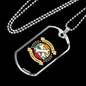 Happiness is a Warm Puppy Bones Necklace Stainless Steel or 18k Gold Dog Tag 24" Chain-Express Your Love Gifts