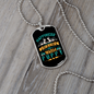 Happiness is a Warm Puppy Siberians Necklace Stainless Steel or 18k Gold Dog Tag 24" Chain-Express Your Love Gifts