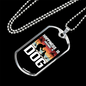 Happiness is Having a Dog Necklace Stainless Steel or 18k Gold Dog Tag 24" Chain-Express Your Love Gifts