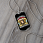Happiness is Warm Puppy Dog House Necklace Stainless Steel or 18k Gold Dog Tag 24" Chain-Express Your Love Gifts