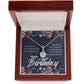 Happy Birthday Message Card Eternal Hope Necklace-Express Your Love Gifts