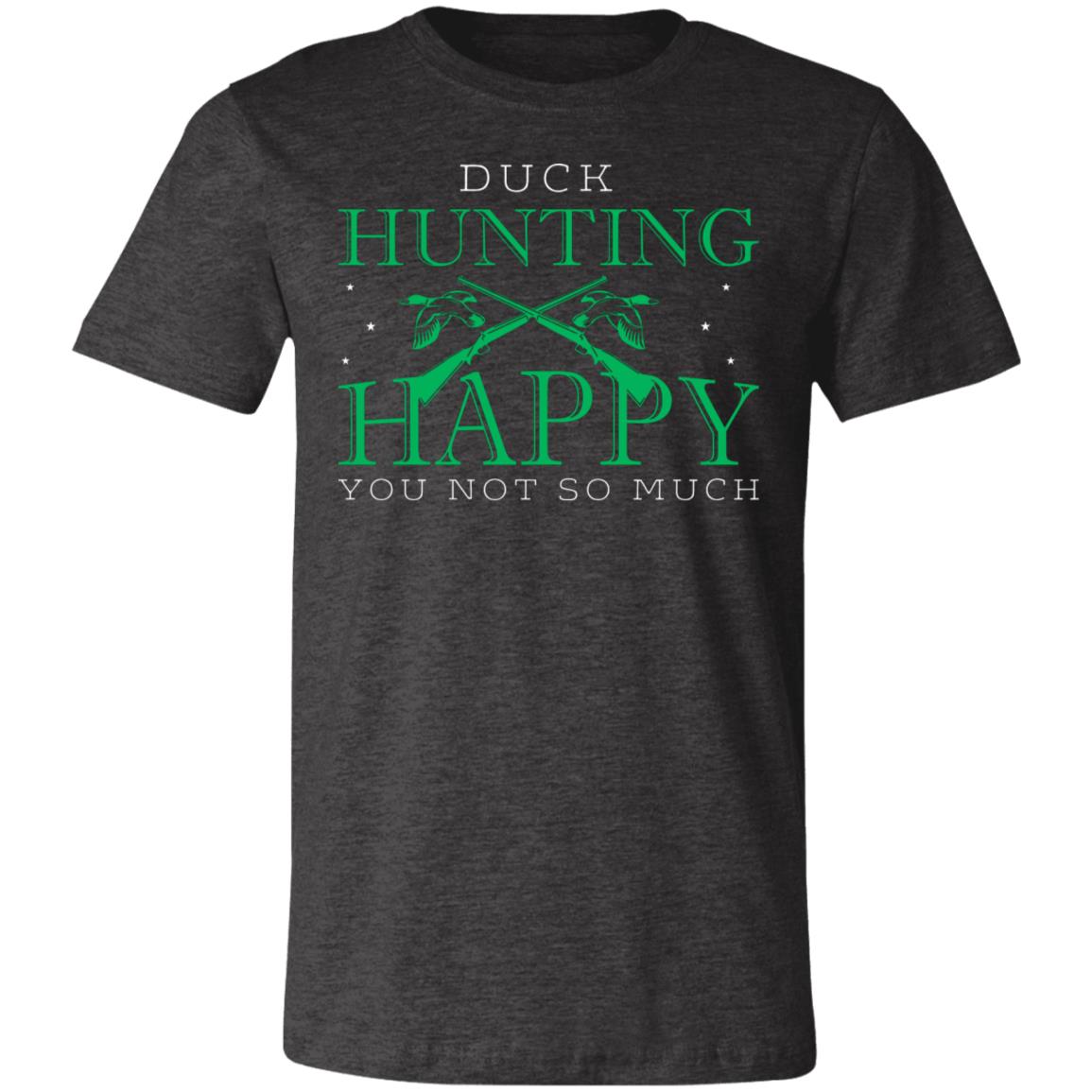 Happy Duck Hunting Hunter Gift T-Shirt-Express Your Love Gifts