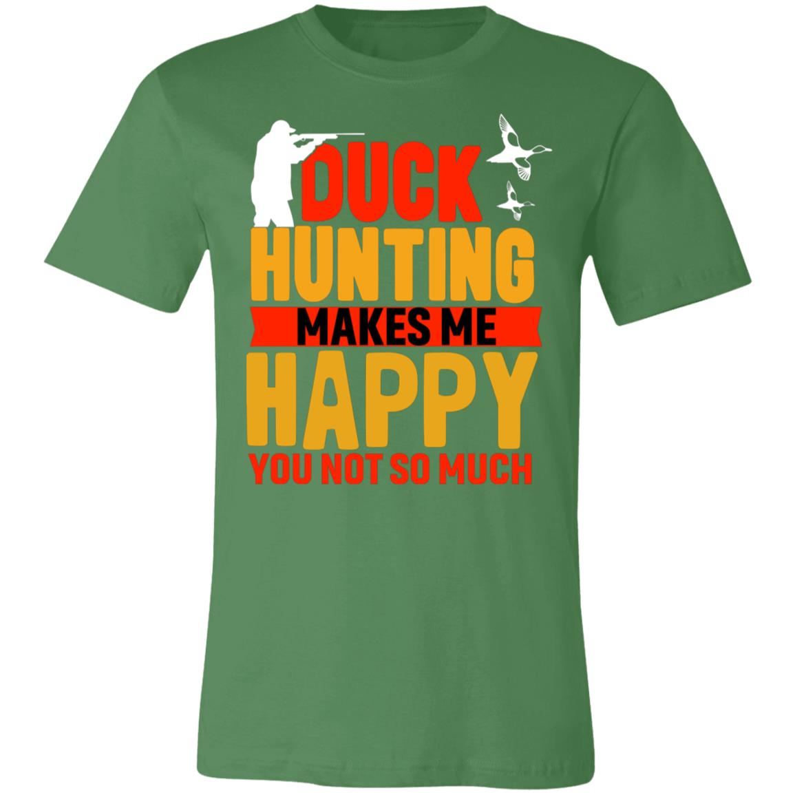 Happy Duck Hunting Yellow Hunter Gift T-Shirt-Express Your Love Gifts