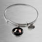 Happy Meowentine's Day Cat Bracelet Stainless Steel or 18k Gold Circle Bangle-Express Your Love Gifts