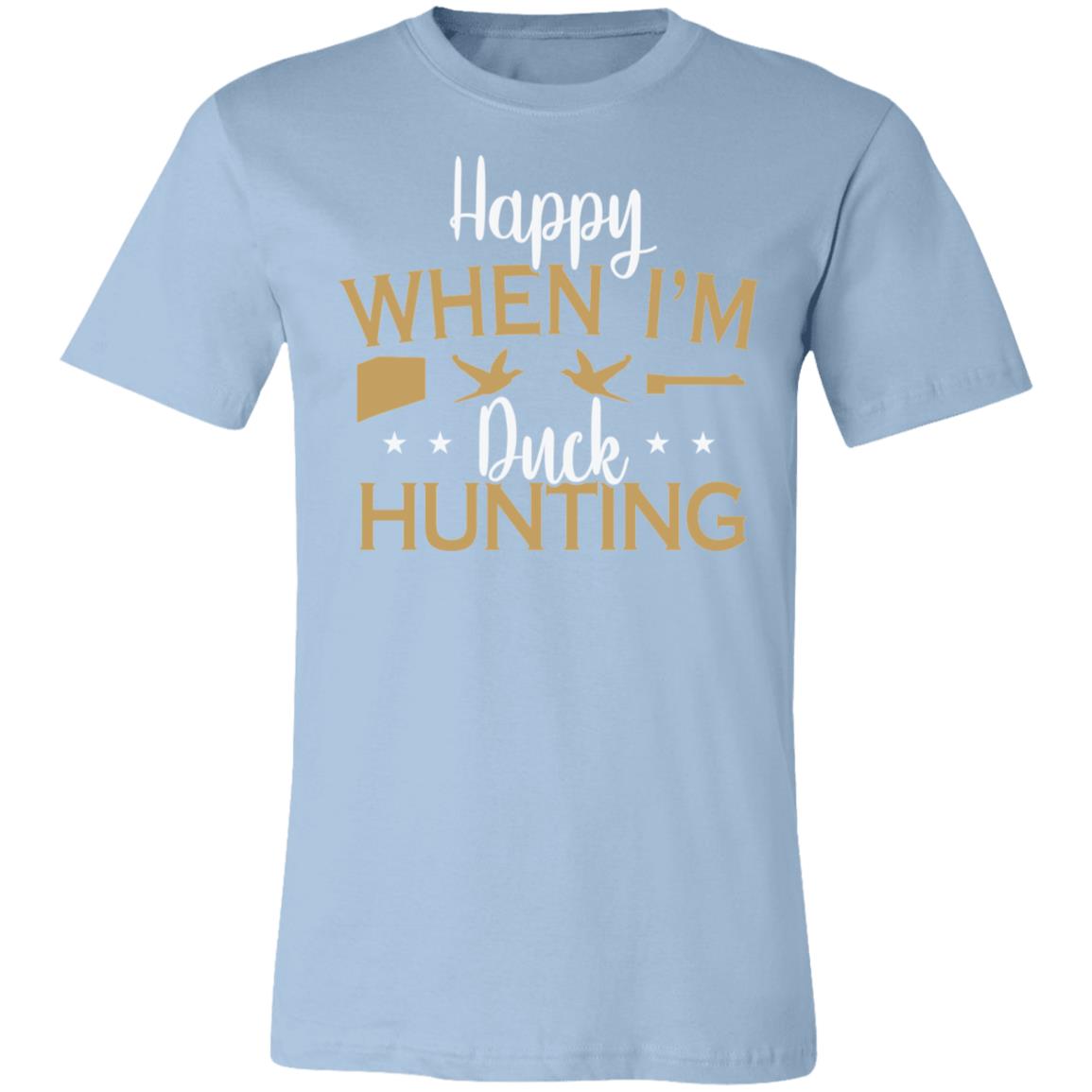 Happy When Hunting Hunter Gift T-Shirt-Express Your Love Gifts