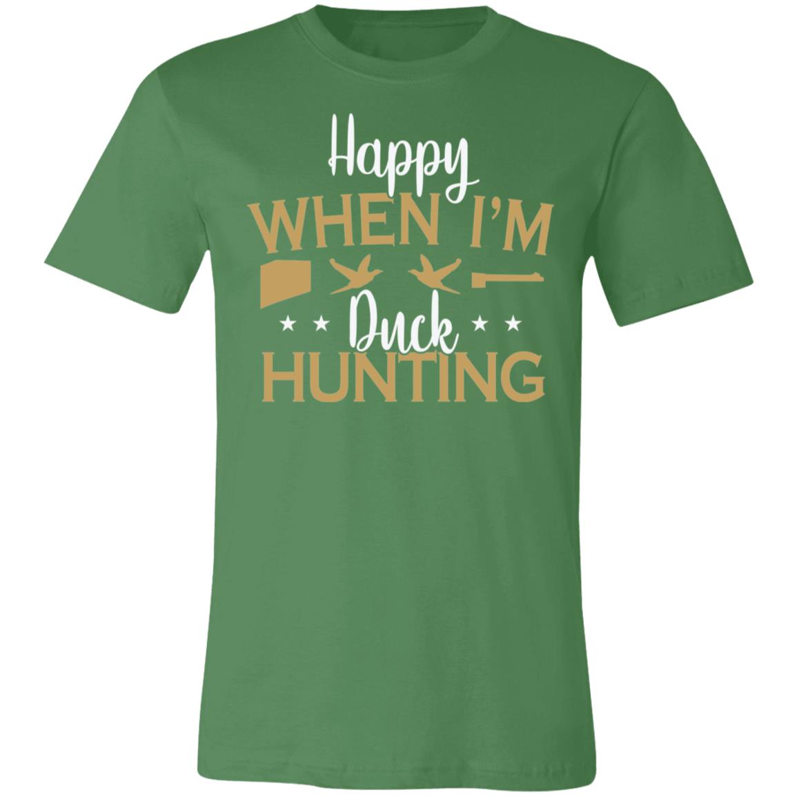 Happy When Hunting Hunter Gift T-Shirt-Express Your Love Gifts