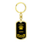 Harrier Keychain Stainless Steel or 18k Gold-Express Your Love Gifts