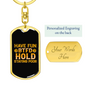 Have Fun BTFD Crypto Keychain Stainless Steel or 18k Gold Dog Tag Keyring-Express Your Love Gifts