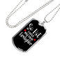Have My Own Firefighter Gift Stainless Steel or 18k Gold Dog Tag 24" Chain-Express Your Love Gifts