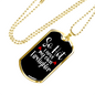 Have My Own Firefighter Gift Stainless Steel or 18k Gold Dog Tag 24" Chain-Express Your Love Gifts