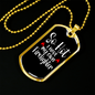 Have My Own Firefighter Gift Stainless Steel or 18k Gold Dog Tag 24" Chain-Express Your Love Gifts