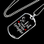 Have My Own Firefighter Gift Stainless Steel or 18k Gold Dog Tag 24" Chain-Express Your Love Gifts
