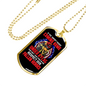 Haven'T Risked Coming Home Firefighter Gift Stainless Steel or 18k Gold Dog Tag 24" Chain-Express Your Love Gifts