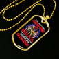 Haven'T Risked Coming Home Firefighter Gift Stainless Steel or 18k Gold Dog Tag 24" Chain-Express Your Love Gifts