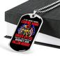 Haven'T Risked Coming Home Firefighter Gift Stainless Steel or 18k Gold Dog Tag 24" Chain-Express Your Love Gifts